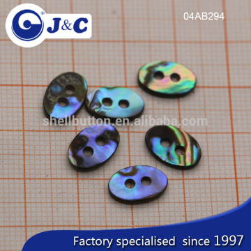 rugby shape design Decoration and Abalone shell Material shell buttons