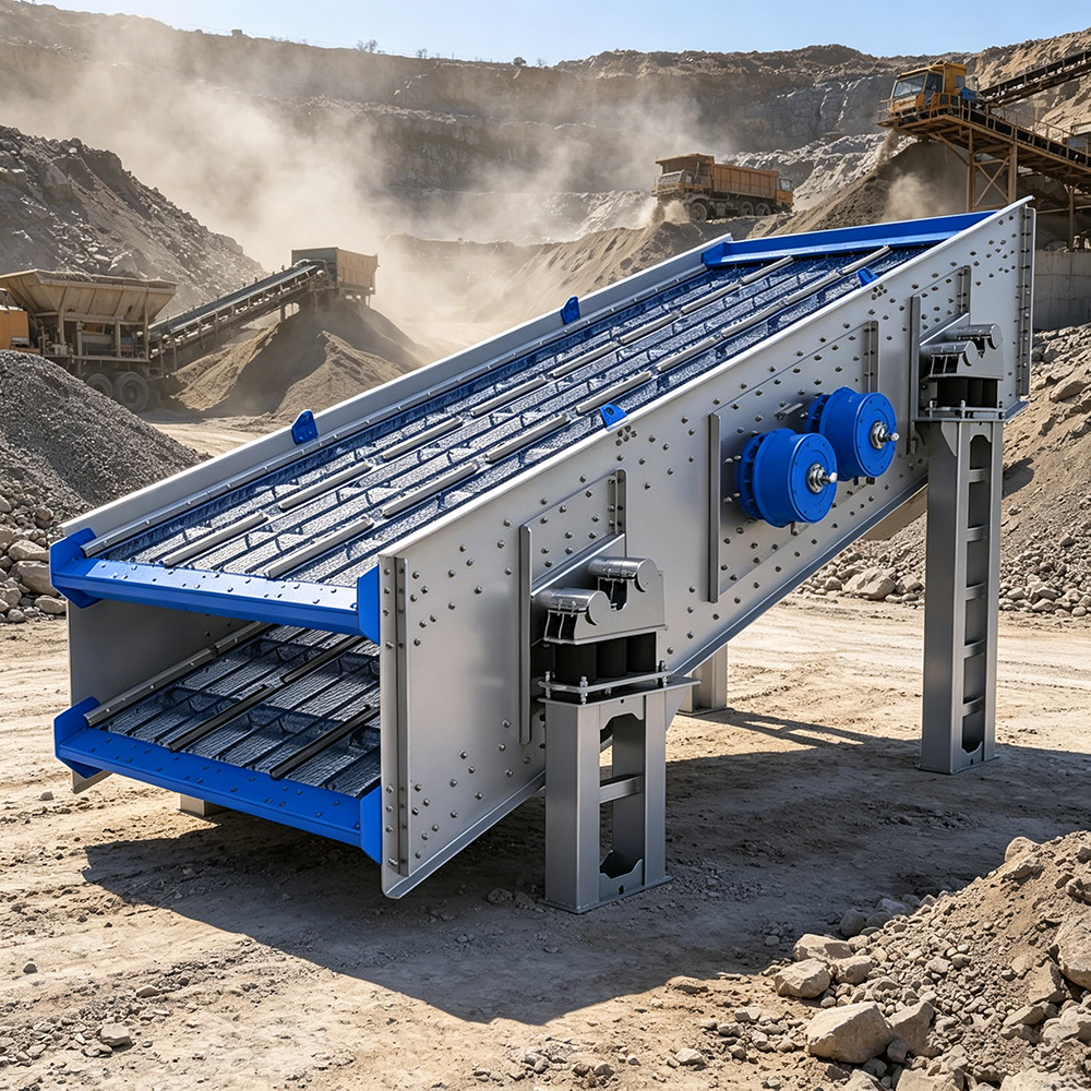 finished sand vibrating sieve