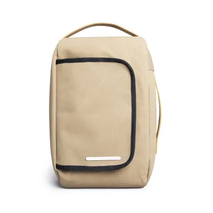 yellow taobao canvas Korean canvas bag custom backpack logo