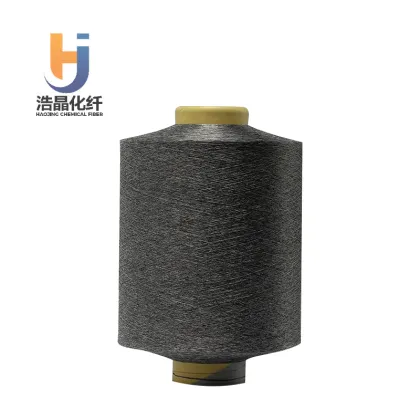 170D Polyester Brocade-Linen Grey Yarn