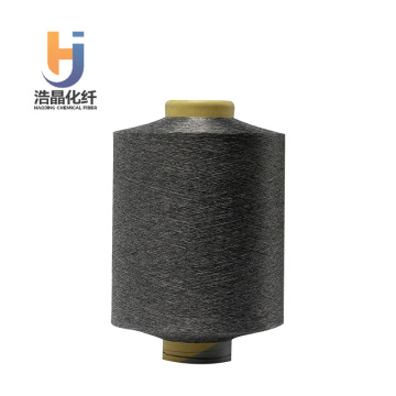 Sợi polyester, gấm và vải lanh màu xám 170D