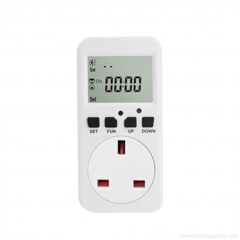 Photo Sensor Countdown timer with UK Plug