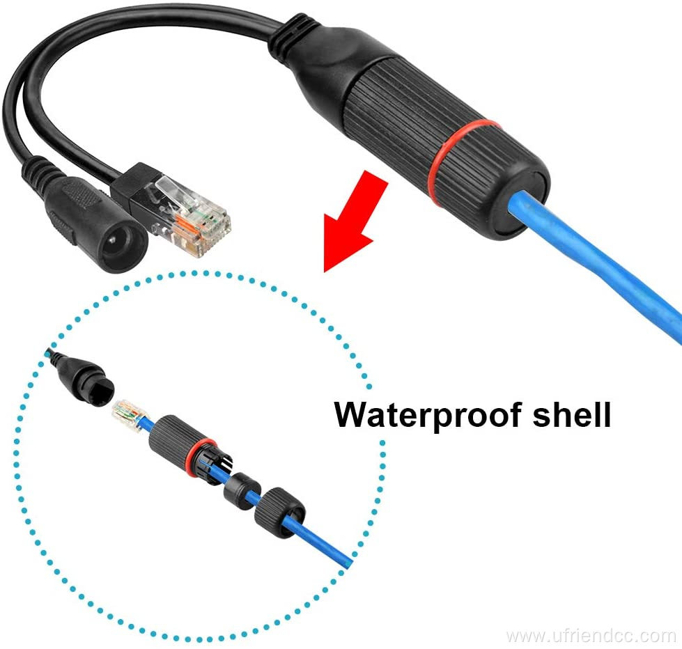 RJ45 camera cable DC RJ45 Connector cable