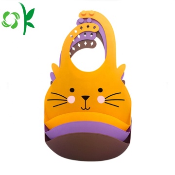 Food Grade Waterproof Silicone Baby Bib