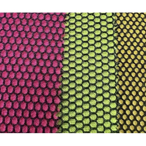 Tela de malla sándwich de dos colores