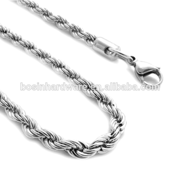 Cadena muy popular de la cadena del acero inoxidable del collar hermoso del metal de la calidad