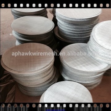 304 306 316 sintered stainless steel filter disc