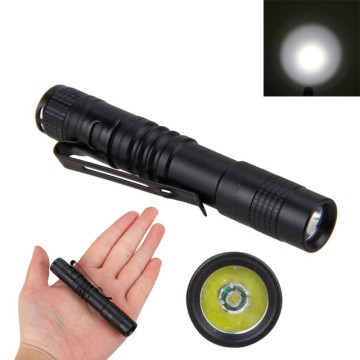 Ultra Small Mini LED El Feneri: Pille çalışan el tipi Penlight Taktik Cep El feneri