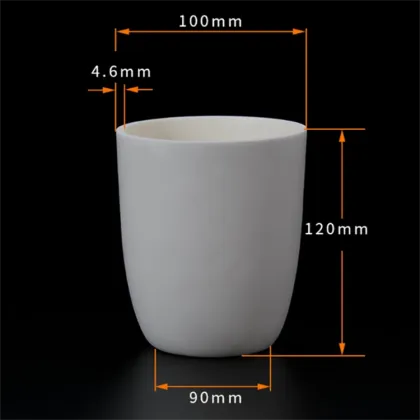 99% Dry Pot Alumina Porcelain Crucible - Arc Alumina Crucible for Laboratory