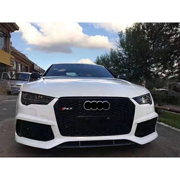 Kit de carrosserie à chaud de vente chaude pour Audi A7 2016-2018 - calandre de pare-chocs avant de style RS7 et échappement du diffuseur arrière