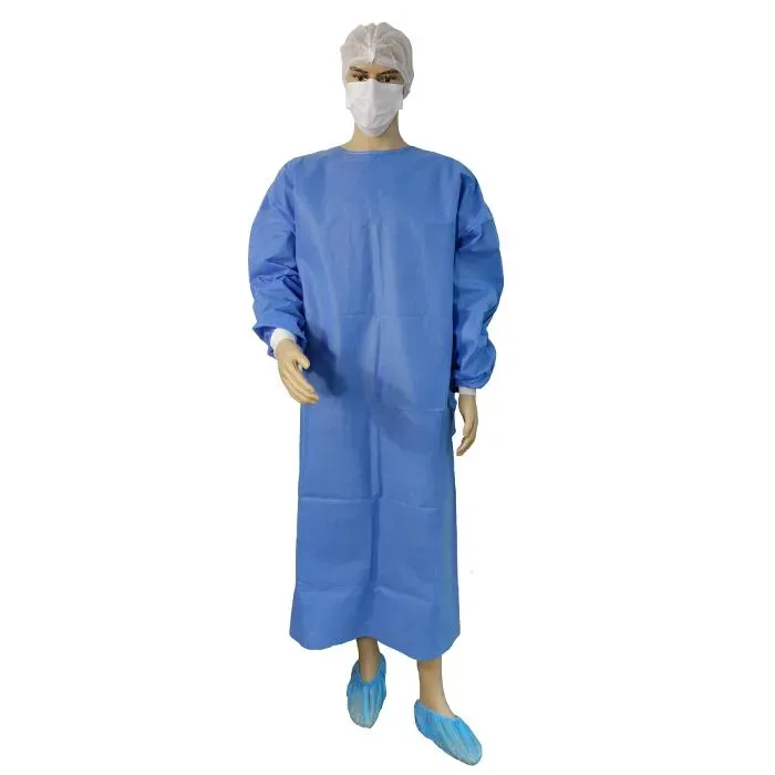 CE En 13795 Sterilization Ultrasonic Heat Sealing Disposable Surgical Gowns