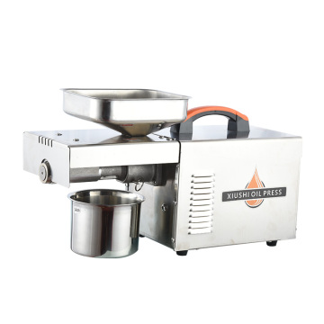 Mini Oil Press Machine for Home Use: Stainless Steel Olive Coconut Flaxseeds Oil Expeller