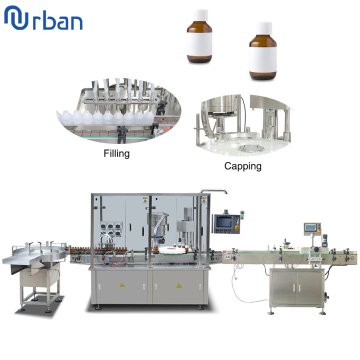 Automatic Liquid Filling and Capping Machine with 2/4/6/8 Heads