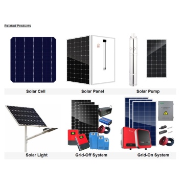 Mono 380W Panel 5KW Hybrid Solar Power System