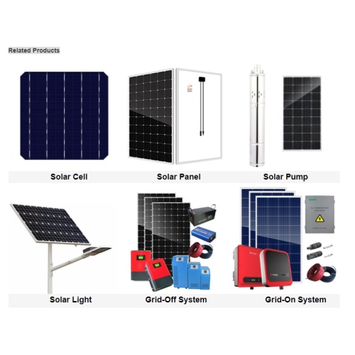 Mono 380W Panel 5KW Hybrid Solar Power System