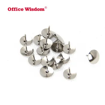 Silver Tone Flat Head Upholstery Tack for Home Furniture Decor