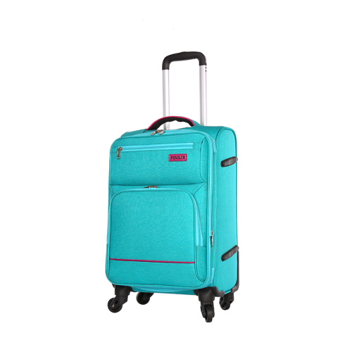 Equipaje de viaje de Oxford Fabric Aluminum Trolley