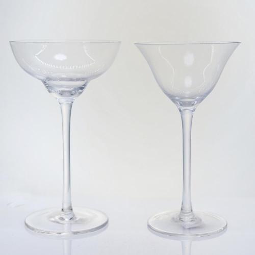 China hand blown margarita glass transparent champagne glass Factory