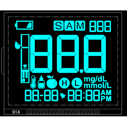 Pantalla LCD de alta resolución para electrodomésticos