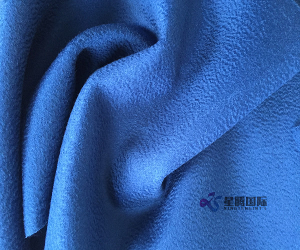 Elegant Water Wave Wool Coating Fabric