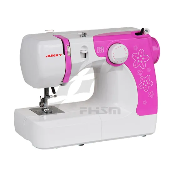 JK1212 Portable Multi-Function Sewing Machine with 12 Stitches, Built-in Light, Aluminum Body, Plastic Cover
