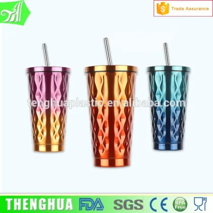 hydro flask insulated stainless steel water bottle, 16oz metal cup