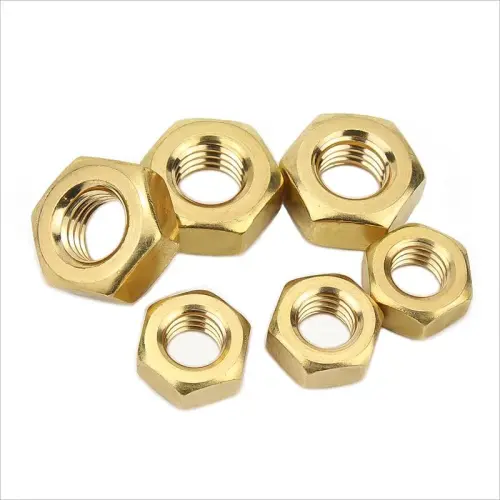 Hex Brass Nuts And Bolts Washer Din934, High Quality Hex Brass Nuts And Bolts Washer Din934 on