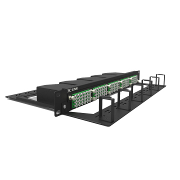 1U 120 Cores MPO Rack Mount Adaptors Drawer/Fixed Type Fiber Optic Patch Panel