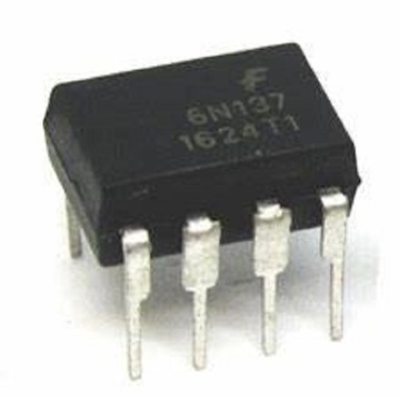 6N137SDM Optoisolator 10Mbps 5000Vrms 1 Channel CMTI 8-SMD