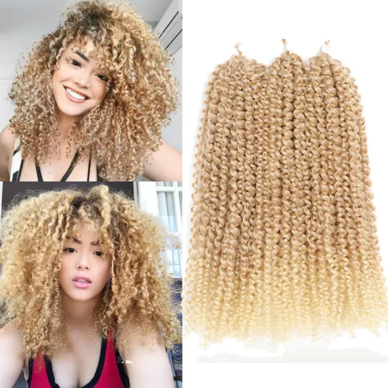 Marleybob Hair 12inch 3pieces/pack Kinky Curl Afro Kinky Twist Hair Synthetic Crochet Braiding Hair