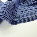 Folienbedruckter, gekräuselter Polyester-Interlock-Stoff