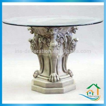 Garden stone tables and benches
