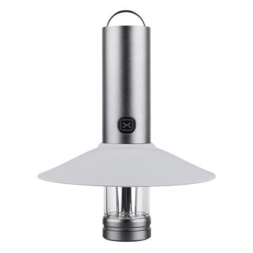 Popular Aluminum Portable LED Camping Tent Flashlight with Magnetic Suspension and Atmosphere Light Strip