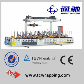 adhesive film wrapping furniture wood working machine