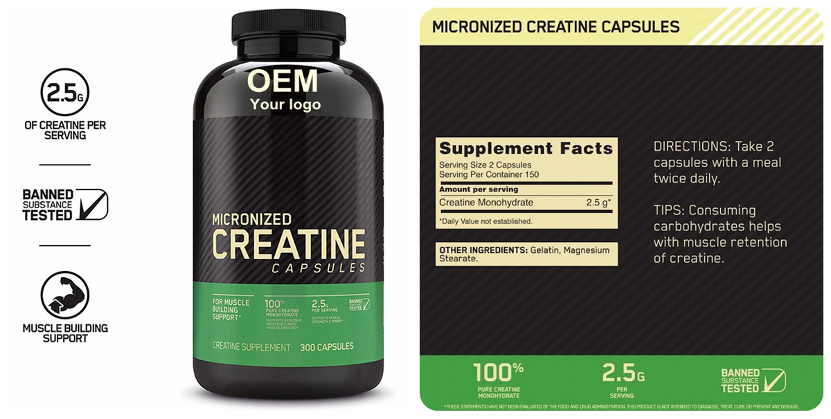 Creatine capsules