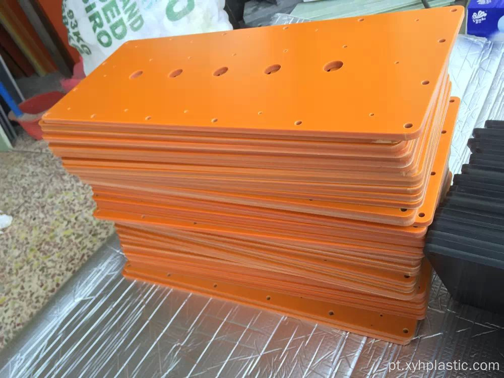 Folha de peças de baquelite fenólica de laranja de grande venda