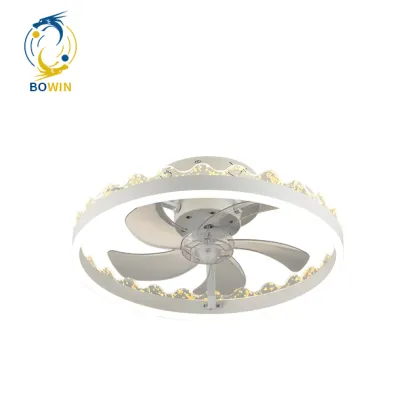 Luxury Modern Nordic LED Ceiling Fan Lamp