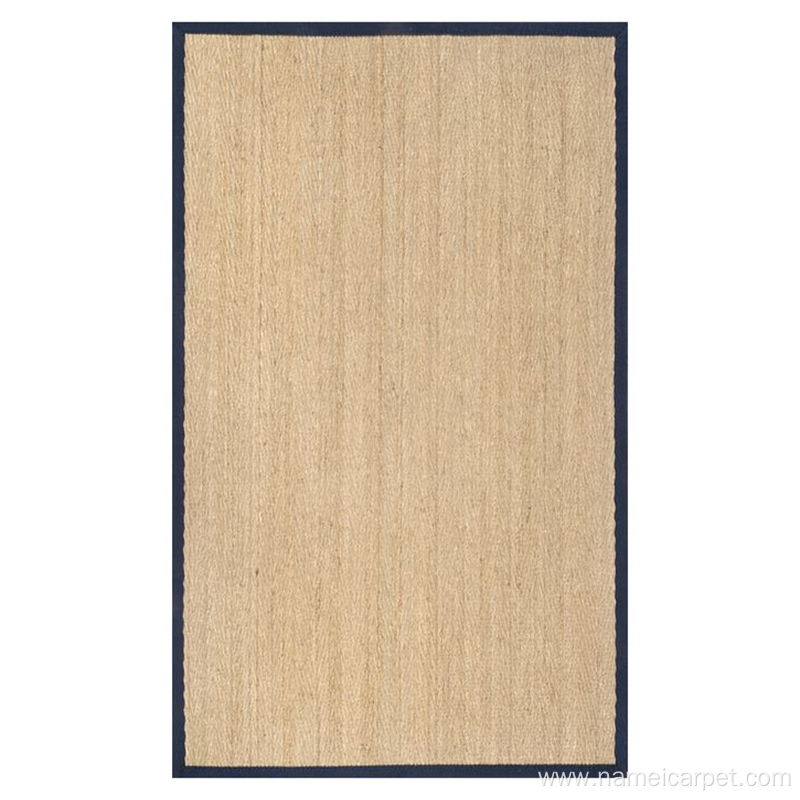 Natural fiber woven rug seagrass rugs floor mats