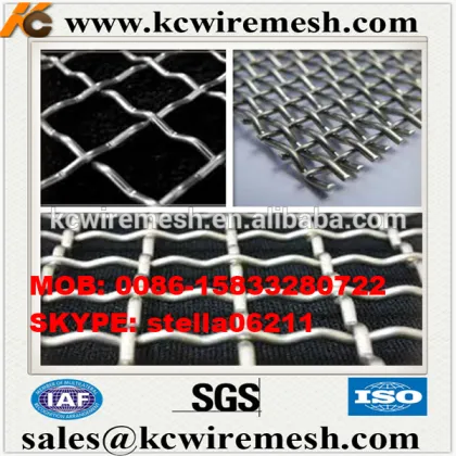 Factory!!!!!! KangChen Stainless Steel Crimped Wire Mesh / pig raising mesh
