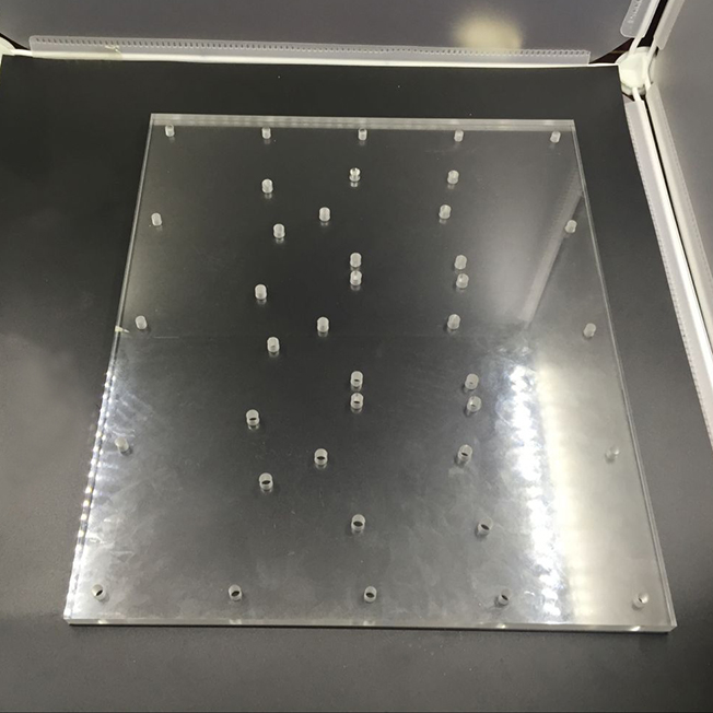 milling acrylic pusher sheet