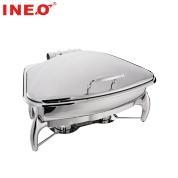 Stainless Steel Round Induction Soup Station Set and Buffet Stand