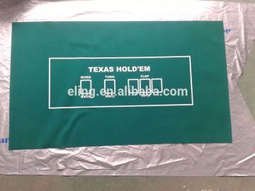 Poker Table Fabric ( casino equipment with flocking nylon and rubber materia)10g ept ceramic poker chips