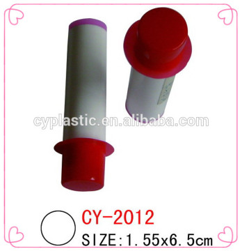 small cap style lip balm tube ,empty lipbalm tube Model CY-2012