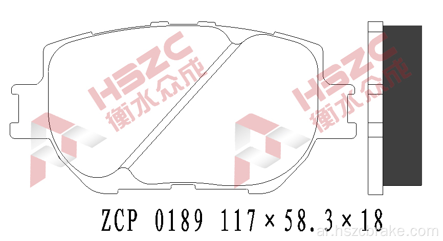 FMSI D1733 CAR CAR CERAMIC BRAKE