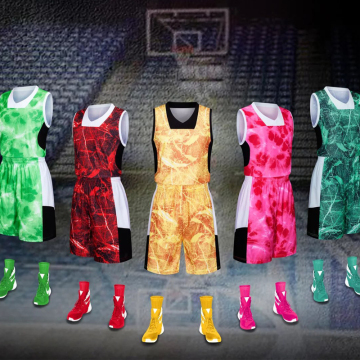 Cool Design Top Quality Breathable Dry Fit Child and Adult Size Basketball Uniform