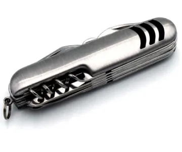 Stainless Steel Pocket Folding Swiss Knife Multi Use Knife