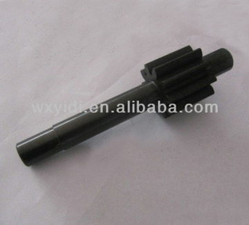 Gearbox gear shaft, spin pack