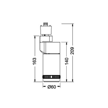 LEDER Lighting Technology Dimmable 10W LED Track Light