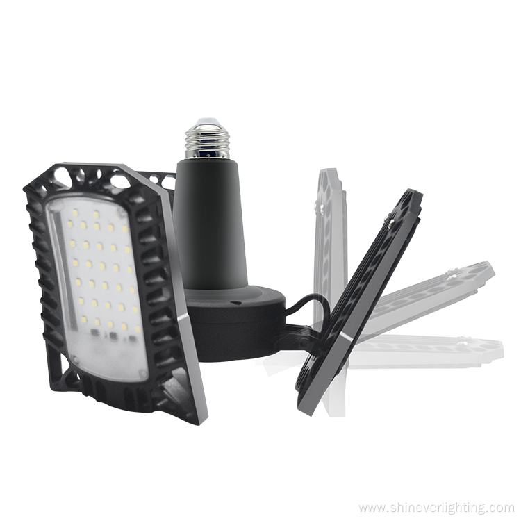 Adjustable 3 Leaf Foldable Garage Light