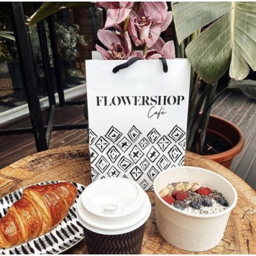 Wholesale Recyclable Gift Paper Bag with Ribbon Handles